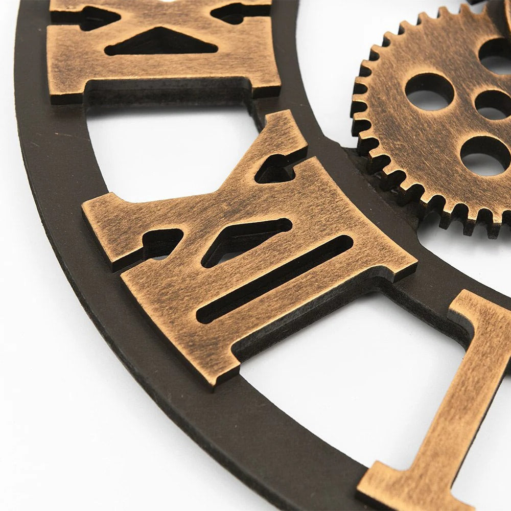 Rustic Large Wall Clock