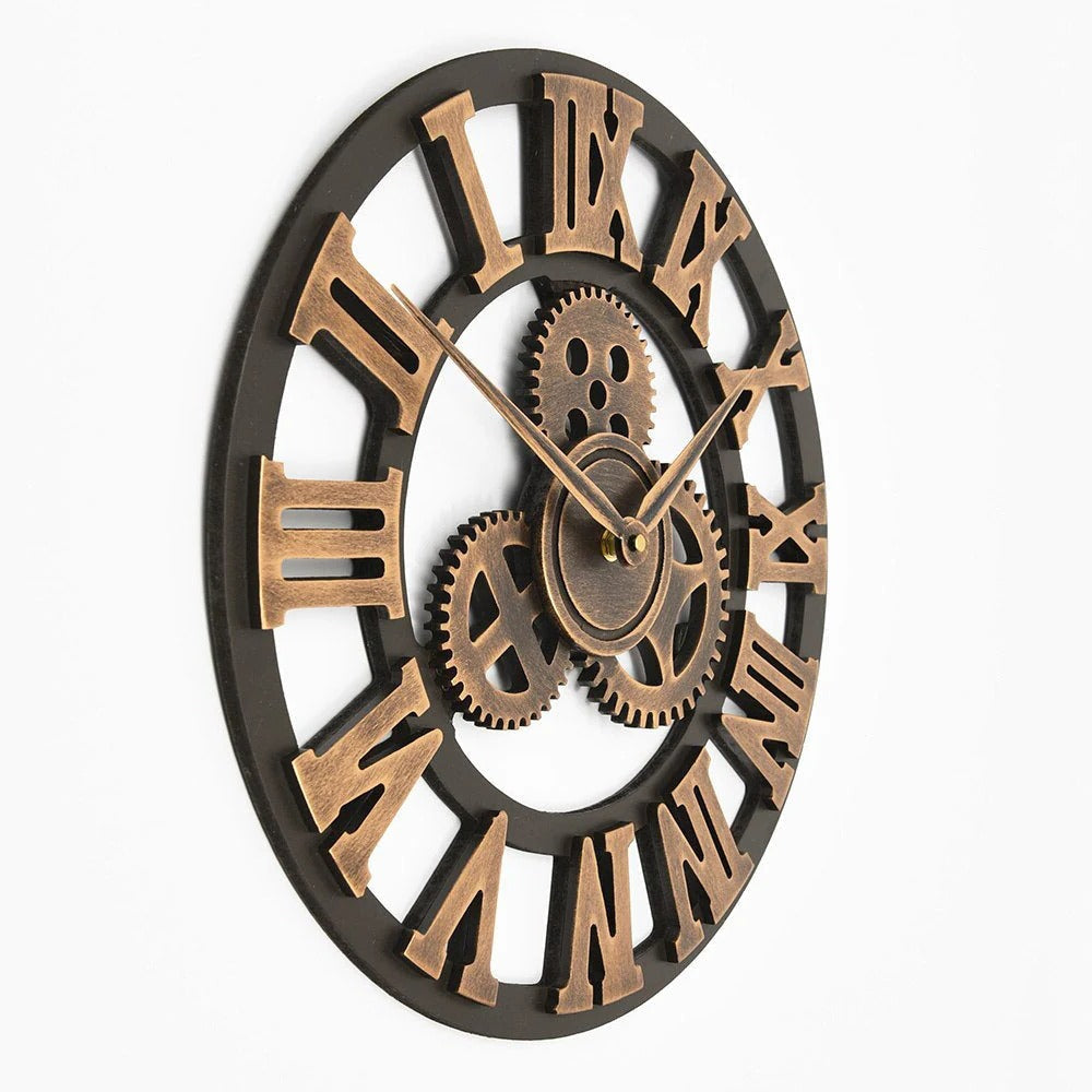 Rustic Large Wall Clock