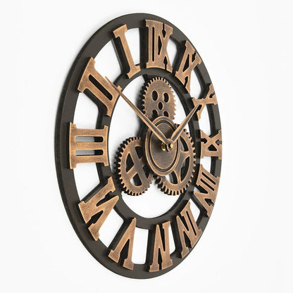 Rustic Large Wall Clock