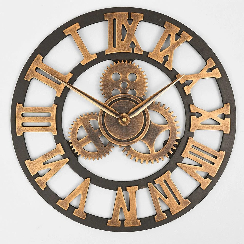 Rustic Large Wall Clock