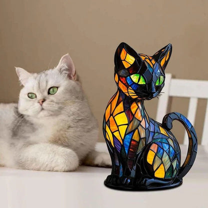 Colorful Feline Desk Light Lamp