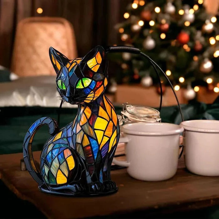 Colorful Feline Desk Light Lamp