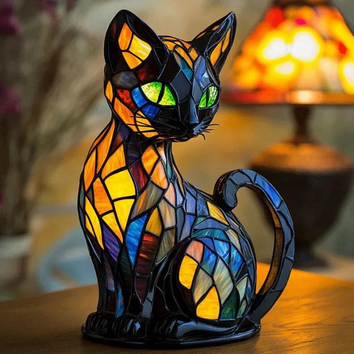 Colorful Feline Desk Light Lamp - Pexav