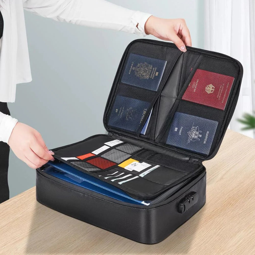 Secure Flame Resistant Money Storage Pouch
