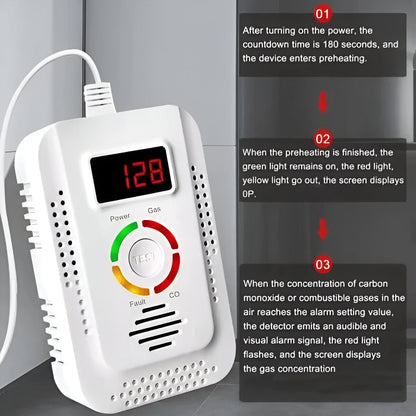 Accurate Home Gas and Carbon Monoxide Detector