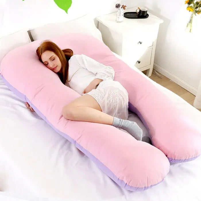 Comfortable Full Body Pillow for Pregnancy and Back Support