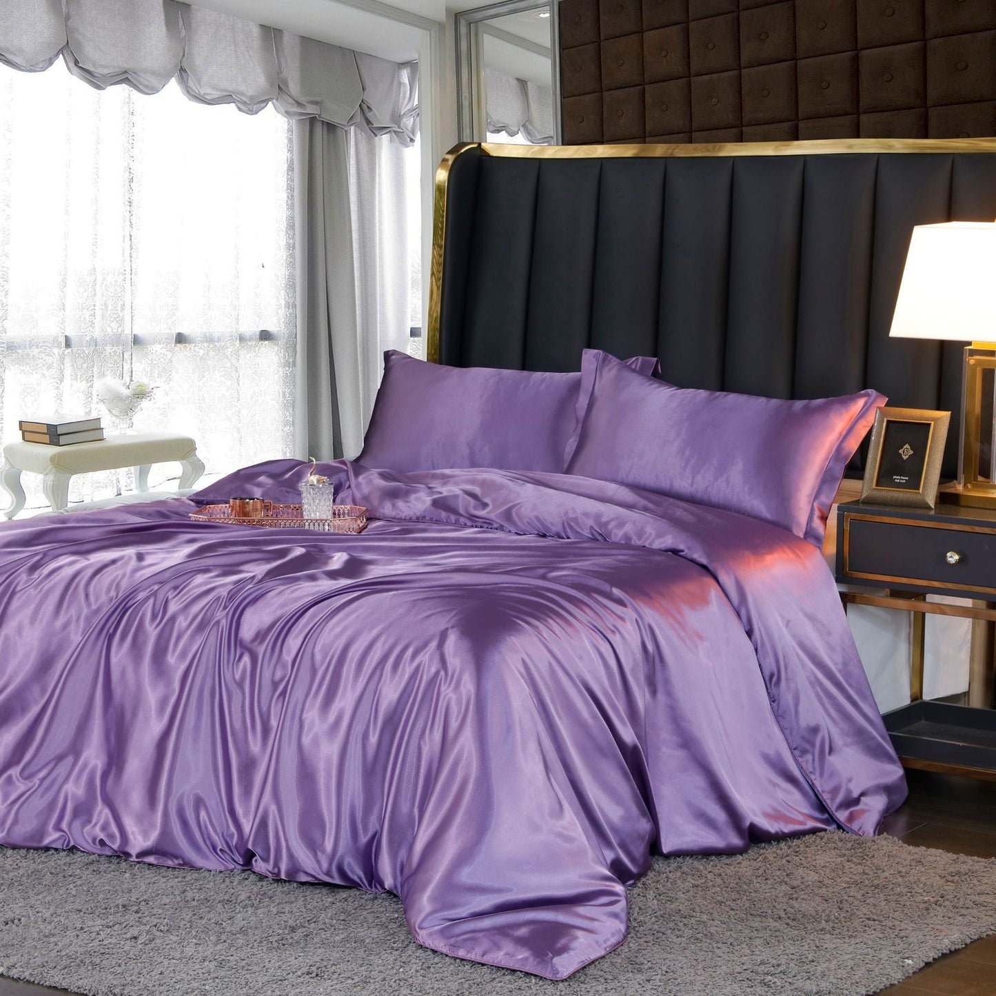 Soft Silk Bed Sheet Set