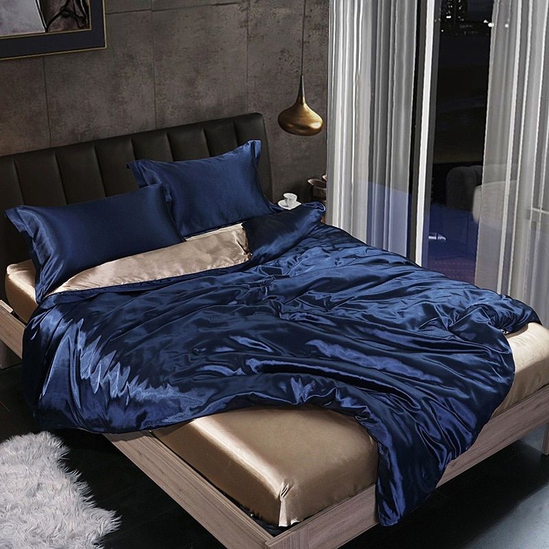 Soft Silk Bed Sheet Set