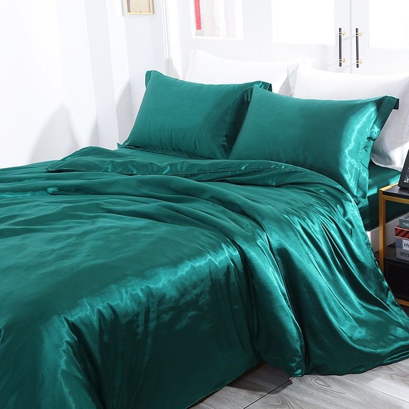 Soft Silk Bed Sheet Set