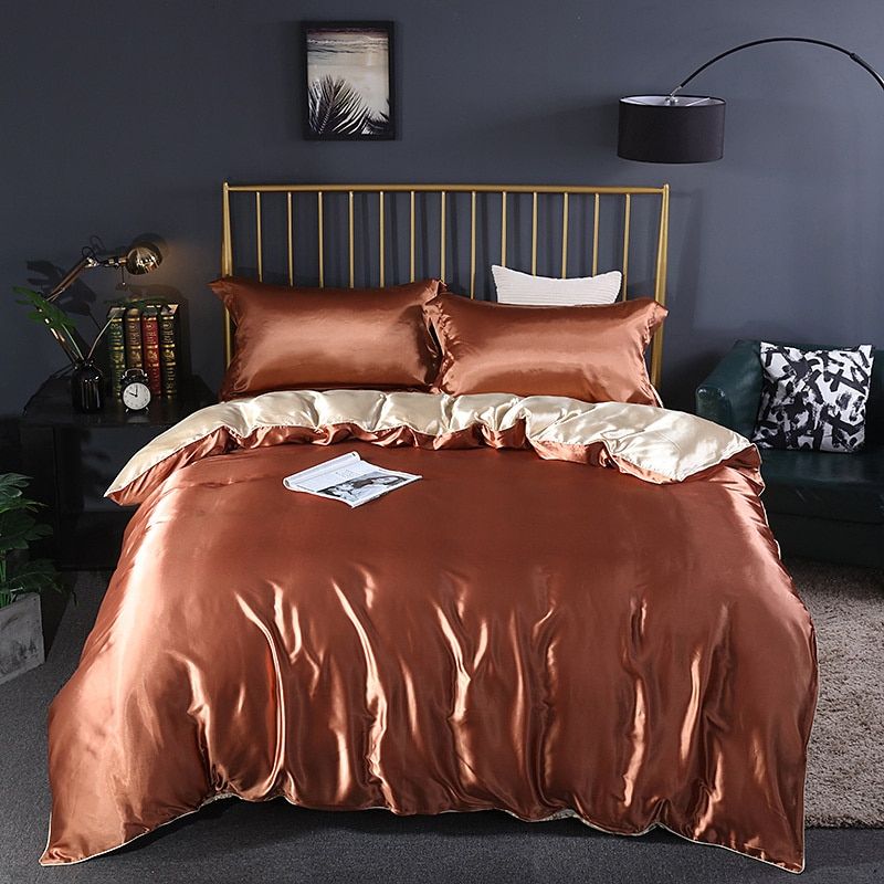 Soft Silk Bed Sheet Set