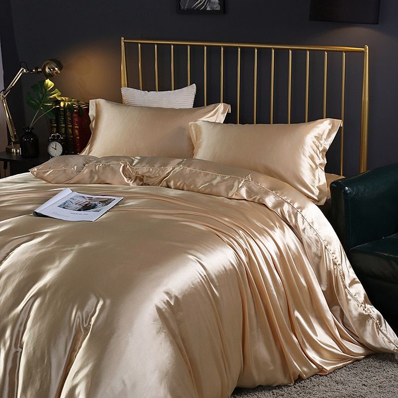 Soft Silk Bed Sheet Set