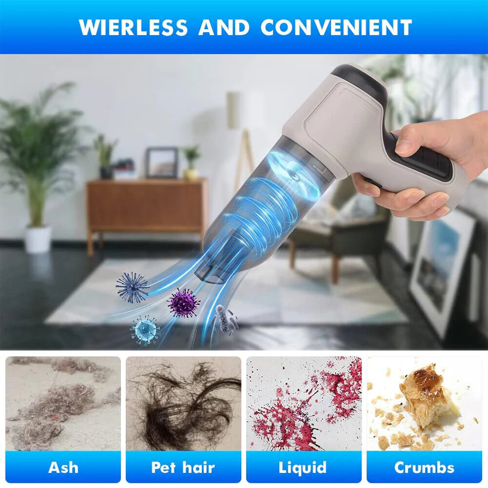 Portable Cordless Vacuum Cleaner for Home and Pet