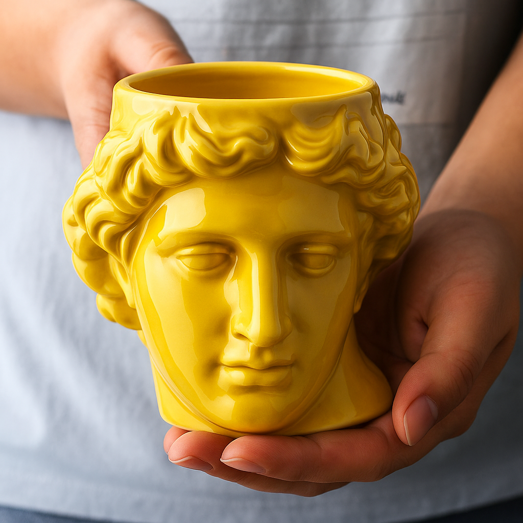Vintage Greek Style Coffee Mug - Pexav