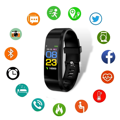 Sporty Smart Watch | Color Screen, Fitness Tracking & Long Lasting Battery