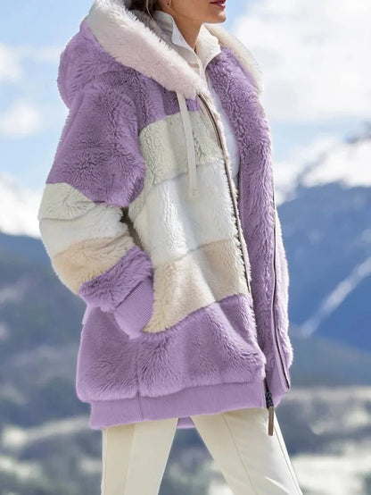 Warm Sheep Wool Filled Winter Coat