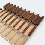 Sturdy Wood Entryway Coat Rack with Folding Hooks