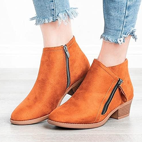 Comfortable Women's Leather Ankle Boots