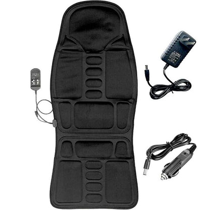Therapeutic Massage Seat Pad With Heat Neck Support Cushion