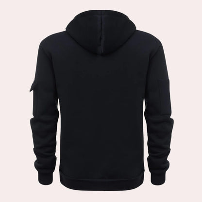 Classic Fit Mens Casual Hooded Sweatshirt