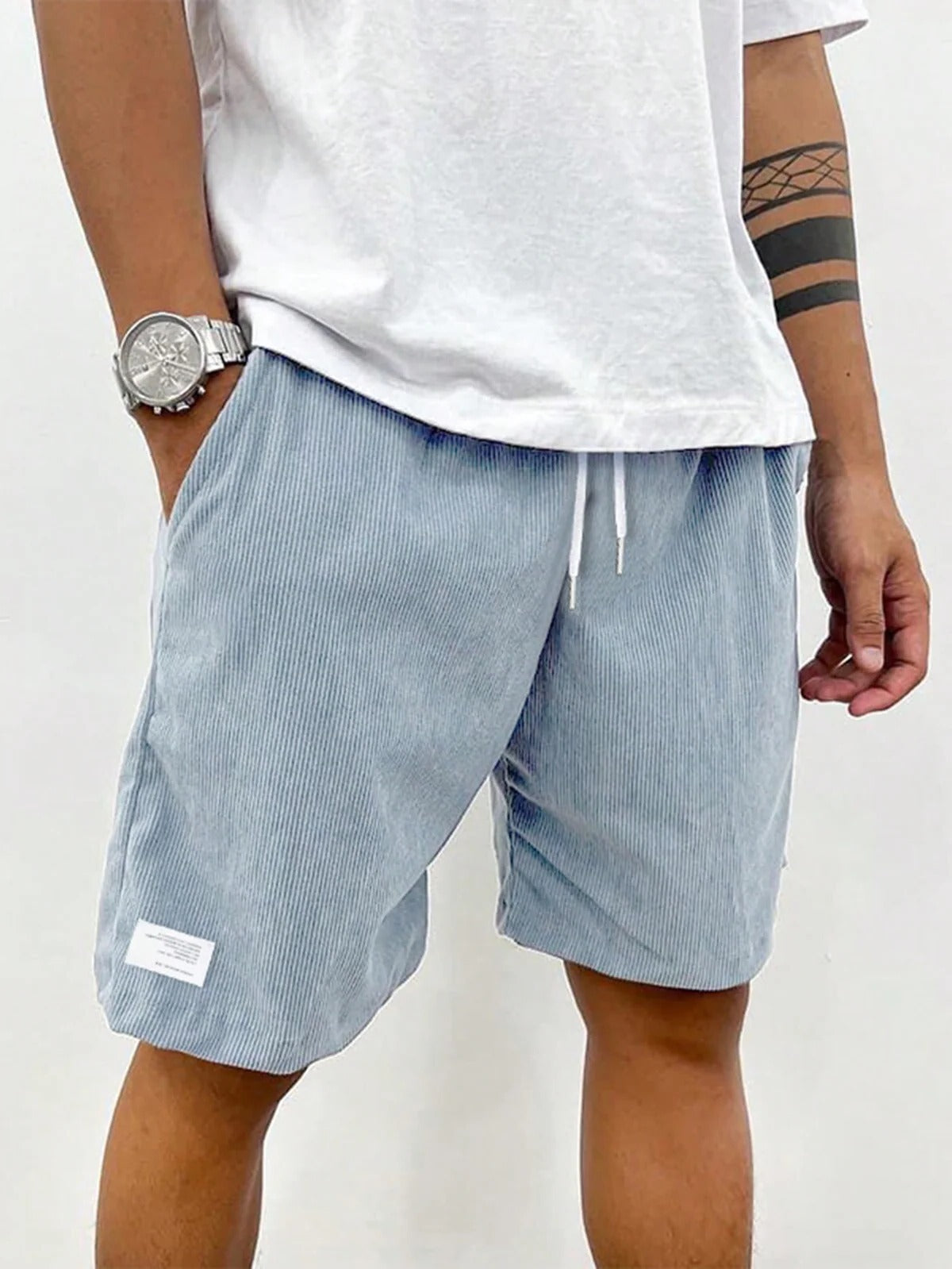 Casual Textured Comfort Shorts