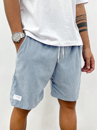 Casual Textured Comfort Shorts