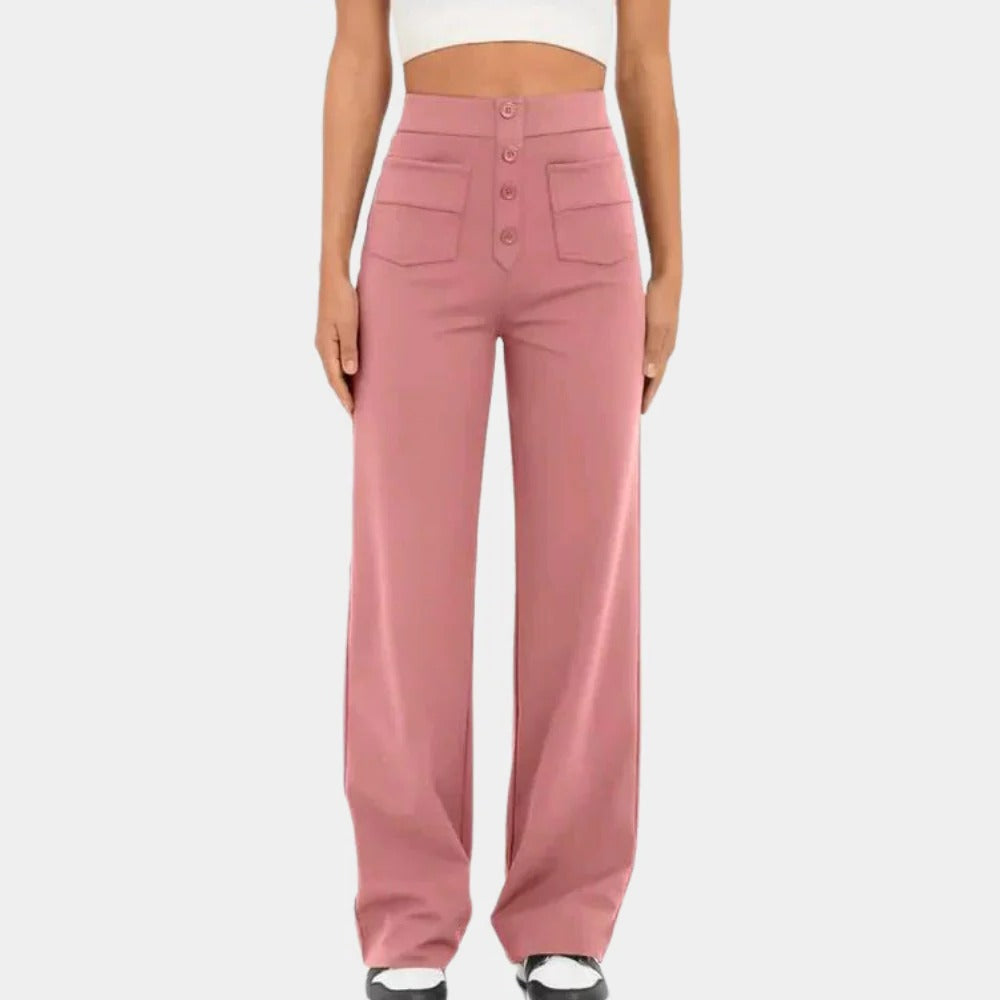 Comfortable High Waist Ladies Pants - Pexav