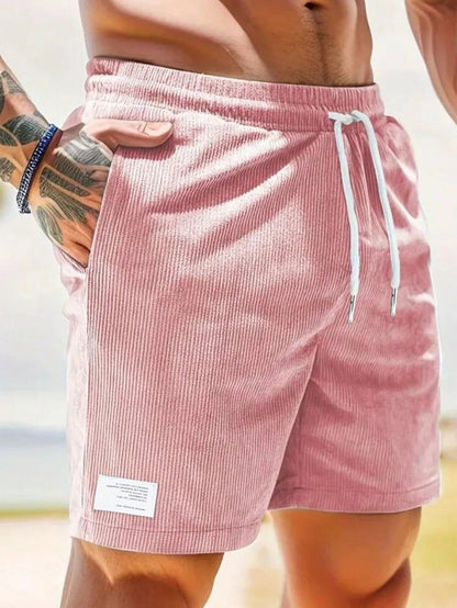 Casual Textured Comfort Shorts