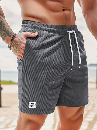 Casual Textured Comfort Shorts