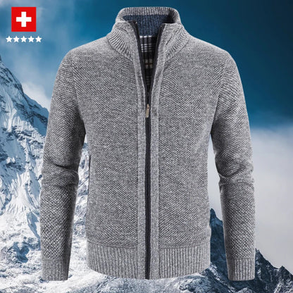 Warm Cozy Mens Cardigan Sweater