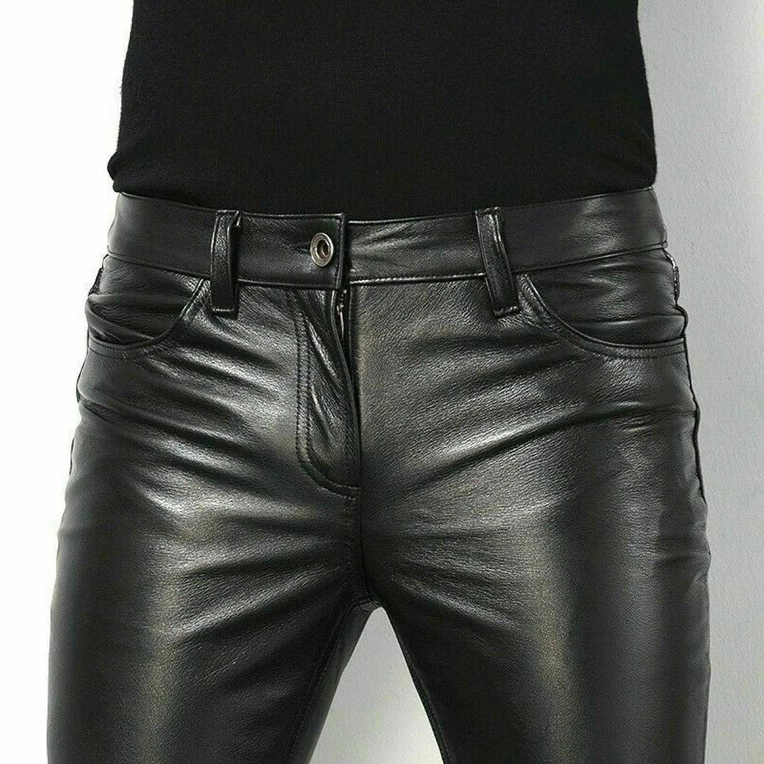 Classic Genuine Leather Pants