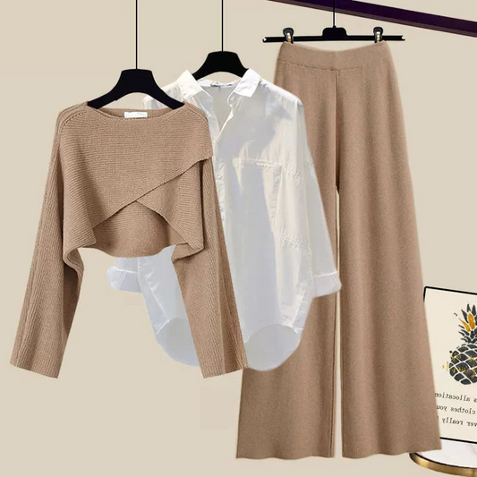 Stylish 3 Piece Women's Dress Outfit - Pexav