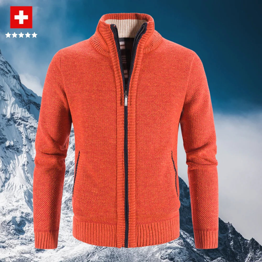 Warm Cozy Mens Cardigan Sweater