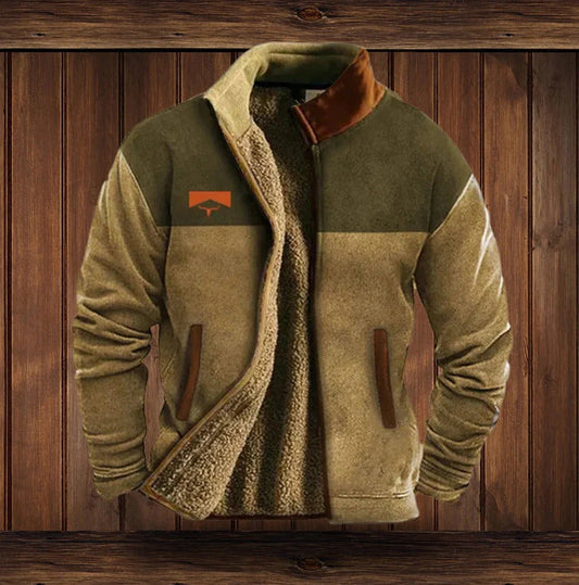 Warm Waterproof Mens Fleece Coat - Pexav