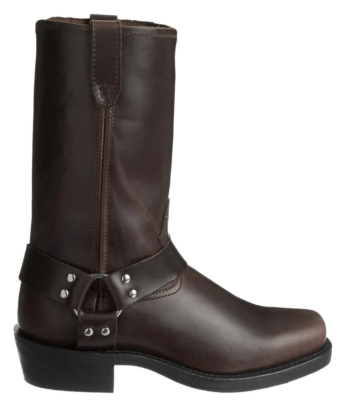 Tall Black Leather Work Boot