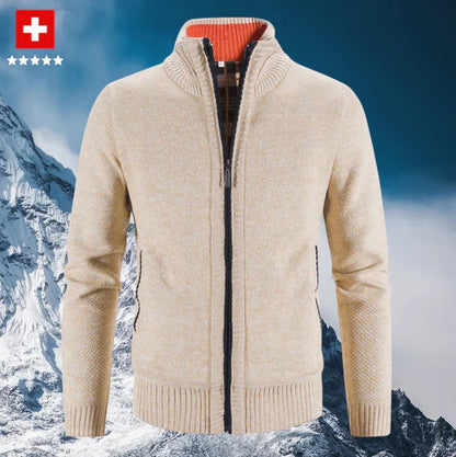 Warm Cozy Mens Cardigan Sweater
