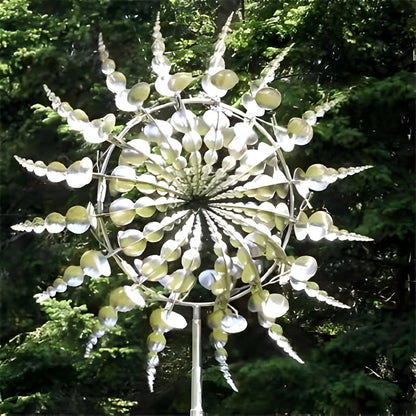 Colorful Garden Metal Windmill with Durable Coating