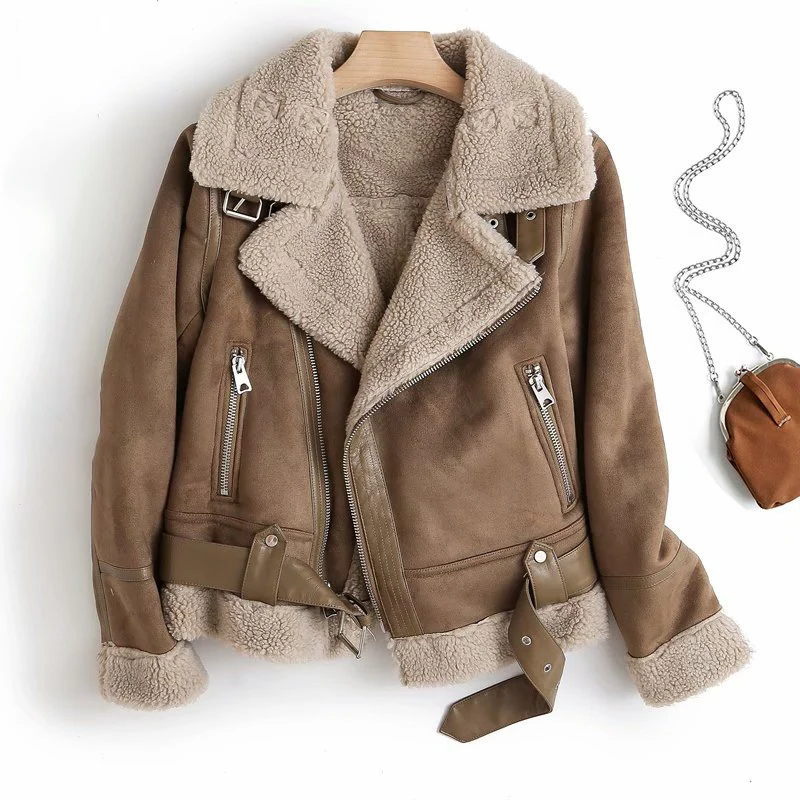 Classic Biker Leather Jacket - Pexav