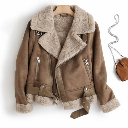 Classic Biker Leather Jacket - Pexav