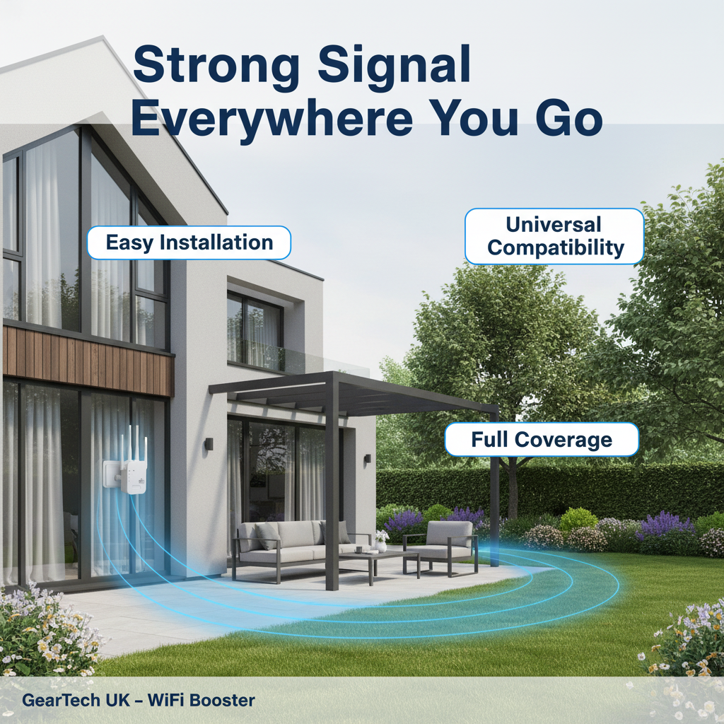 Strong WiFi Signal Amplifier for Fast Internet Connection