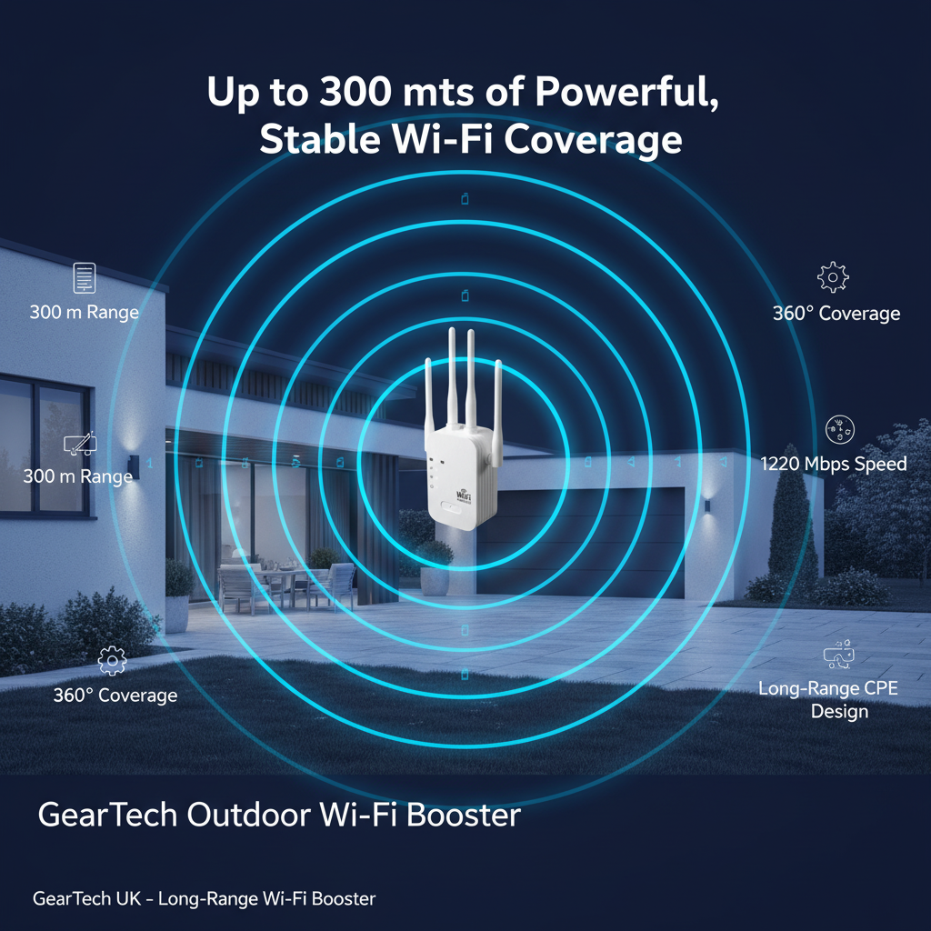 Strong WiFi Signal Amplifier for Fast Internet Connection