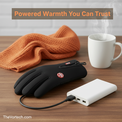 Warm Waterproof Gloves for Skiing and Winter Sports