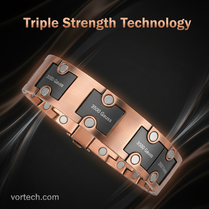 Strong Copper Magnet Therapy Bracelet for Men