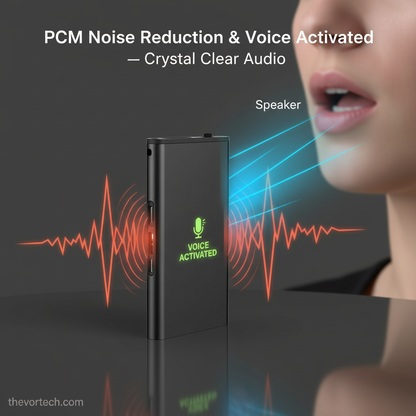 Compact Handsfree Digital Voice Recorder
