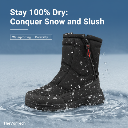 Warm Waterproof Men's Winter Snow Boots