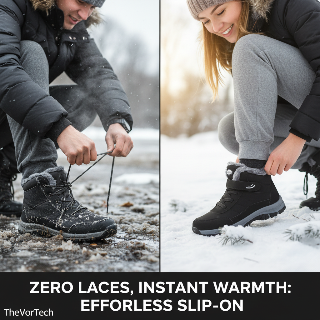 Warm Waterproof Women's Winter Boots