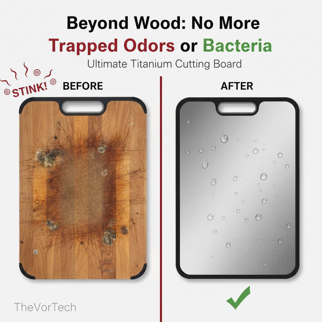 Durable Kitchen Cutting Board with Easy Clean Surface