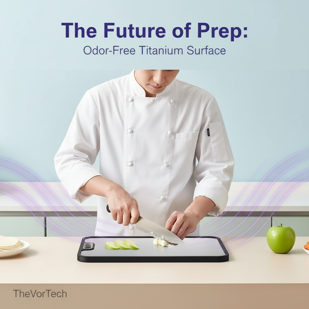 Durable Kitchen Cutting Board with Easy Clean Surface