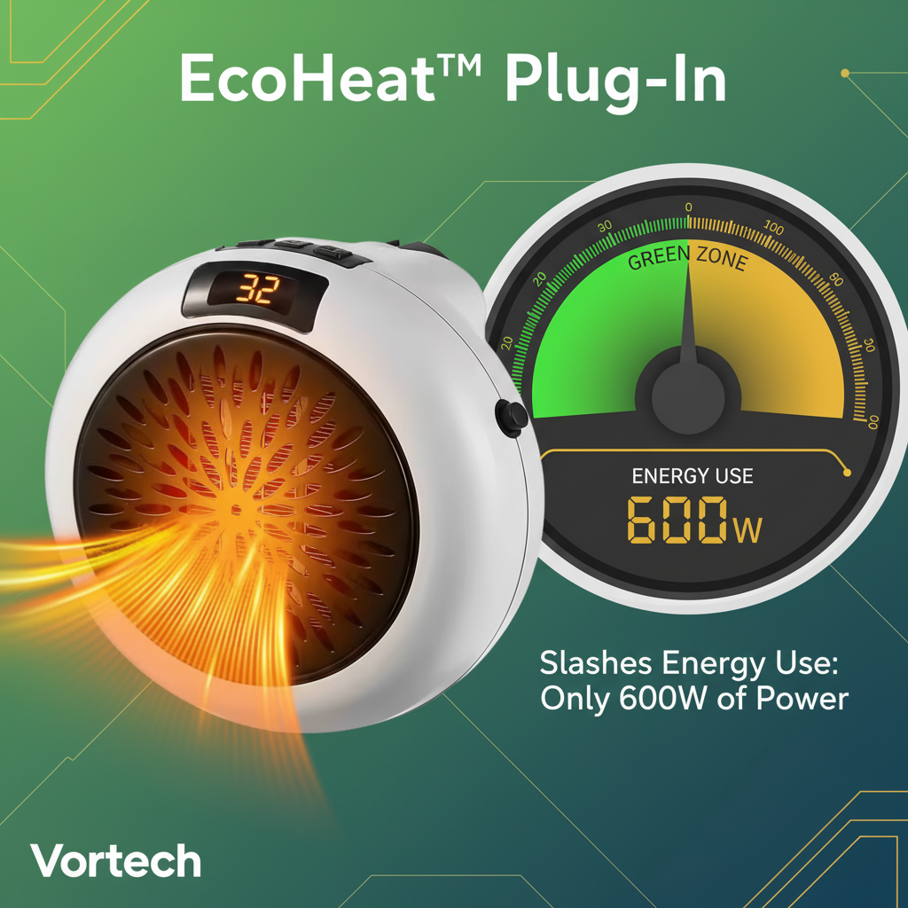 Compact Energy Saving Wall Heater with Digital Control