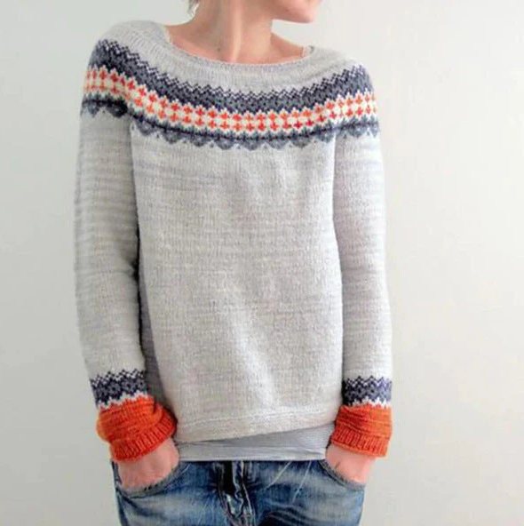Vintage Ladies Crew Neck Sweater