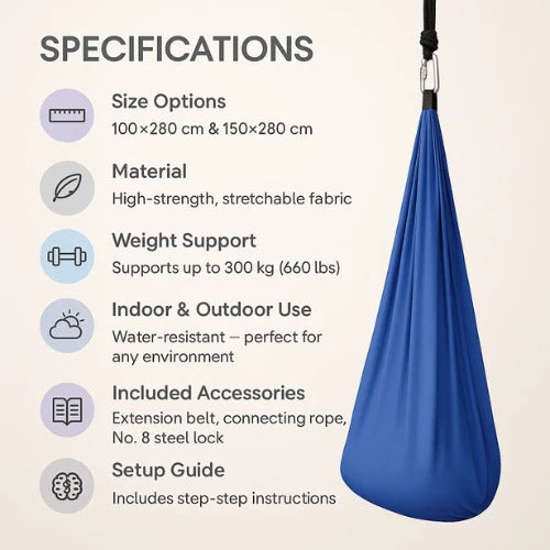 Special Needs Therapy Swing Hammock for Kids